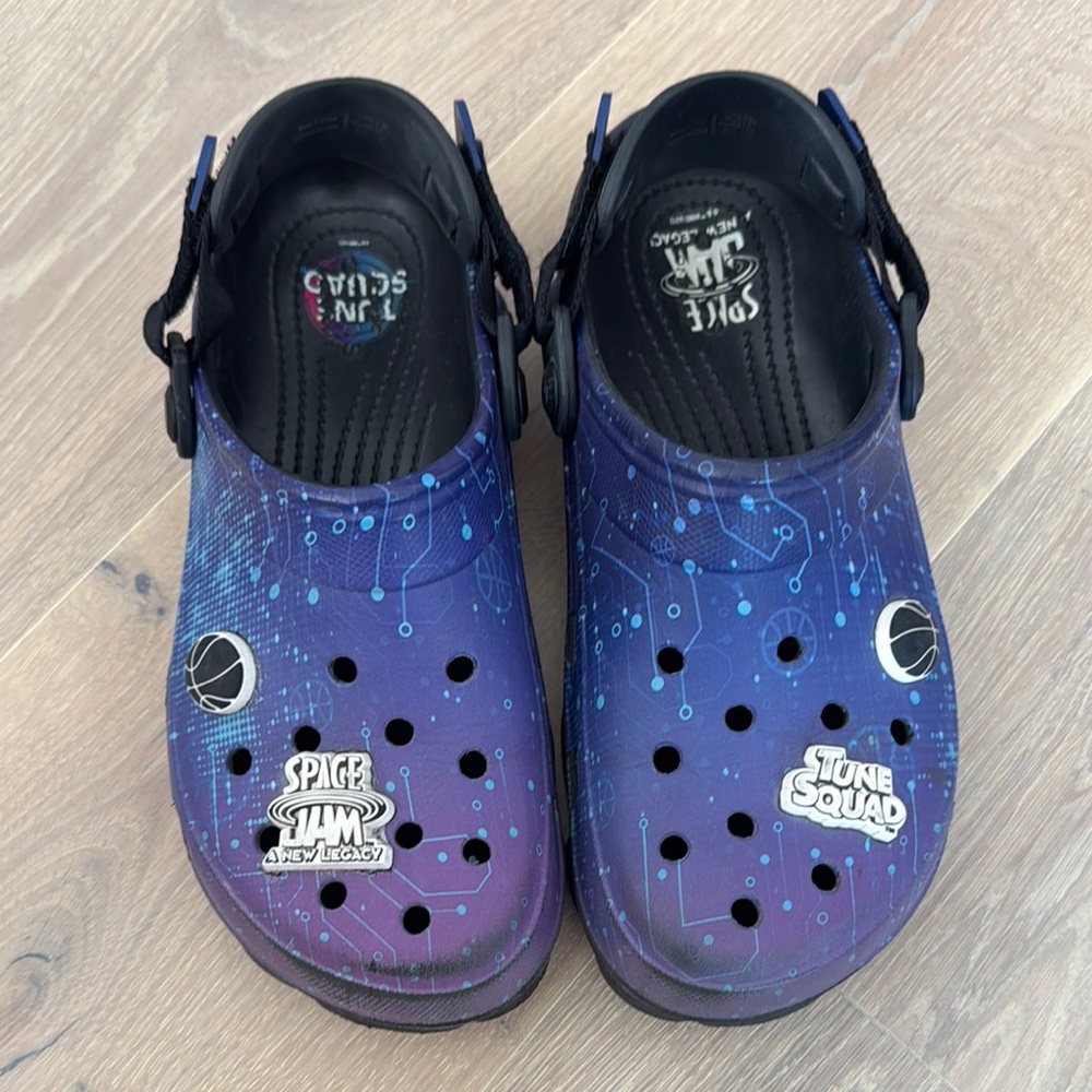 Space Jam Kids Clogs - Blue